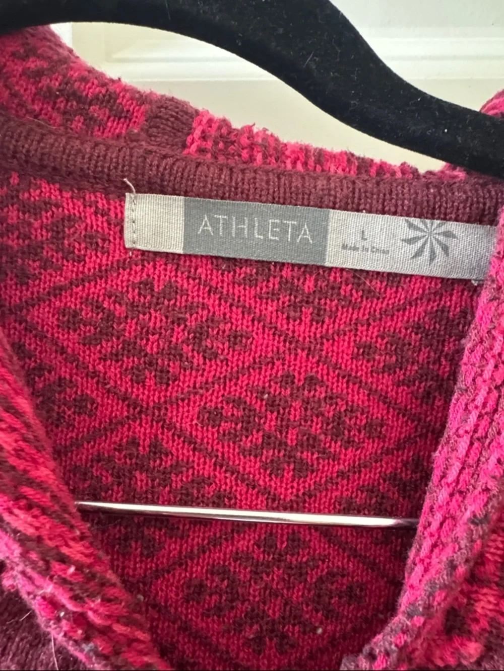Athleta Spooner Summit Sweater Womens  Size L - Picture 2 of 3